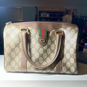💯 % Authentic Gucci Boston Bag /Sherry Line Handbag